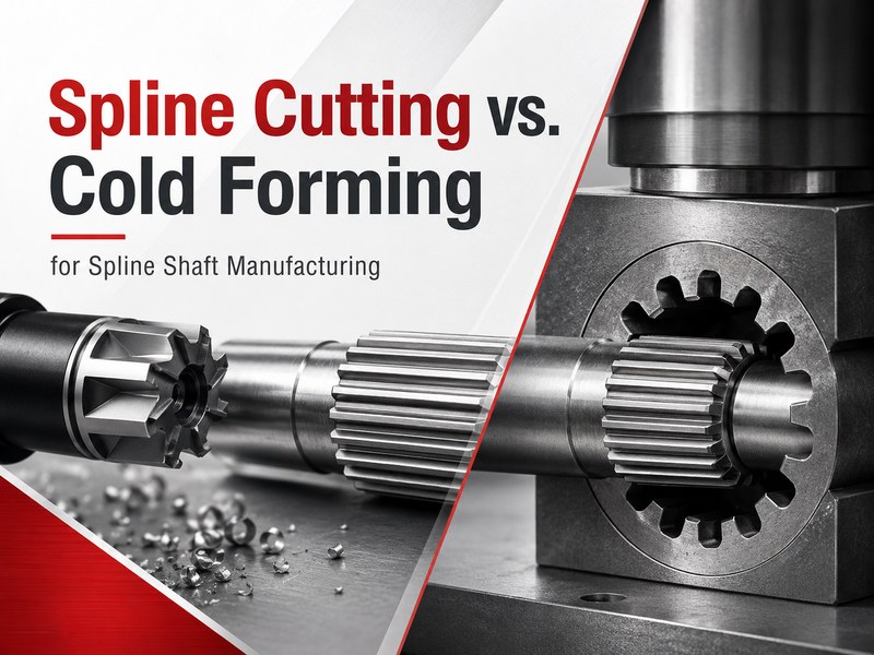 Spline Cutting vs. Cold Forming: Which Process Is Better for Spline Shaft Manufacturing?