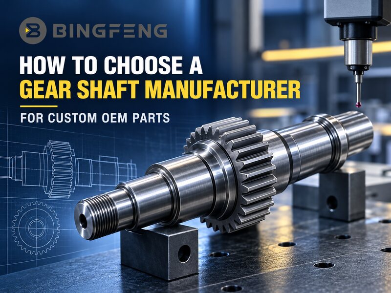 How to Choose a Gear Shaft Manufacturer for Custom OEM Parts