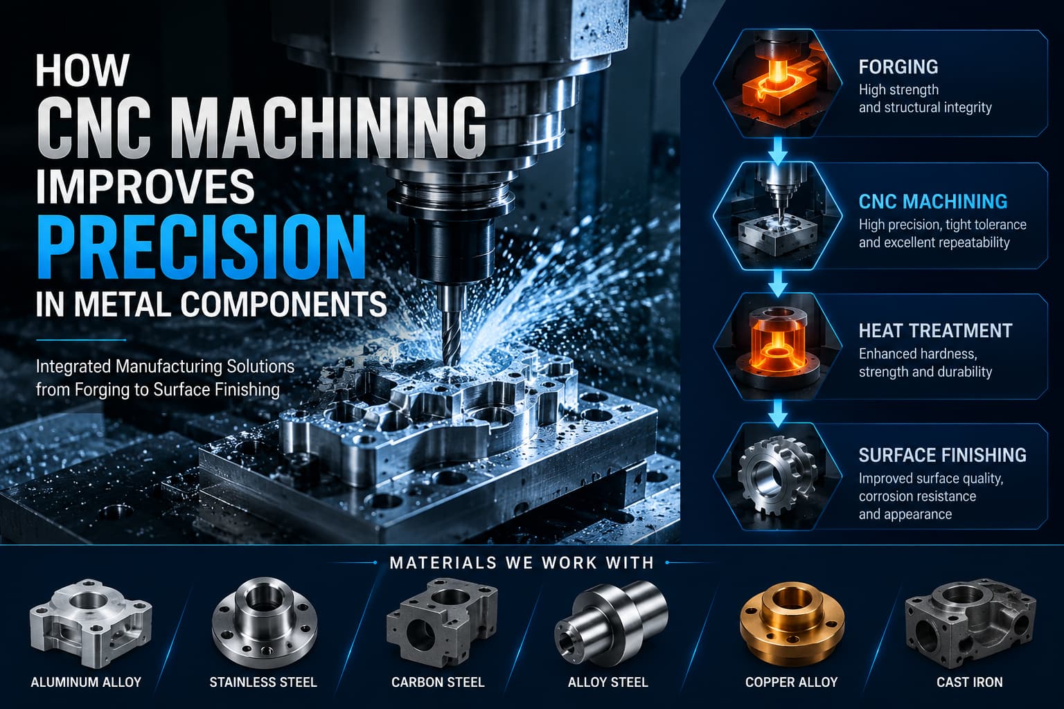 How CNC Machining Improves Precision in Metal Components